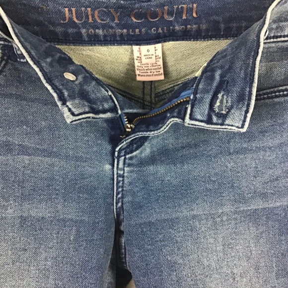 🦋Juicy Couture Bermuda Stretchy Low Rise Shorts 0 - Picture 5 of 8